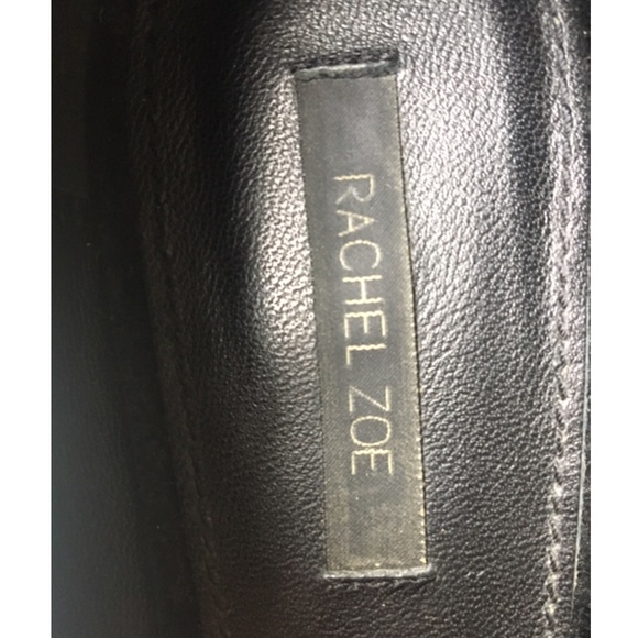 Rachel Zoe Lily Black Velvet Round Toe Flats - Picture 6 of 7